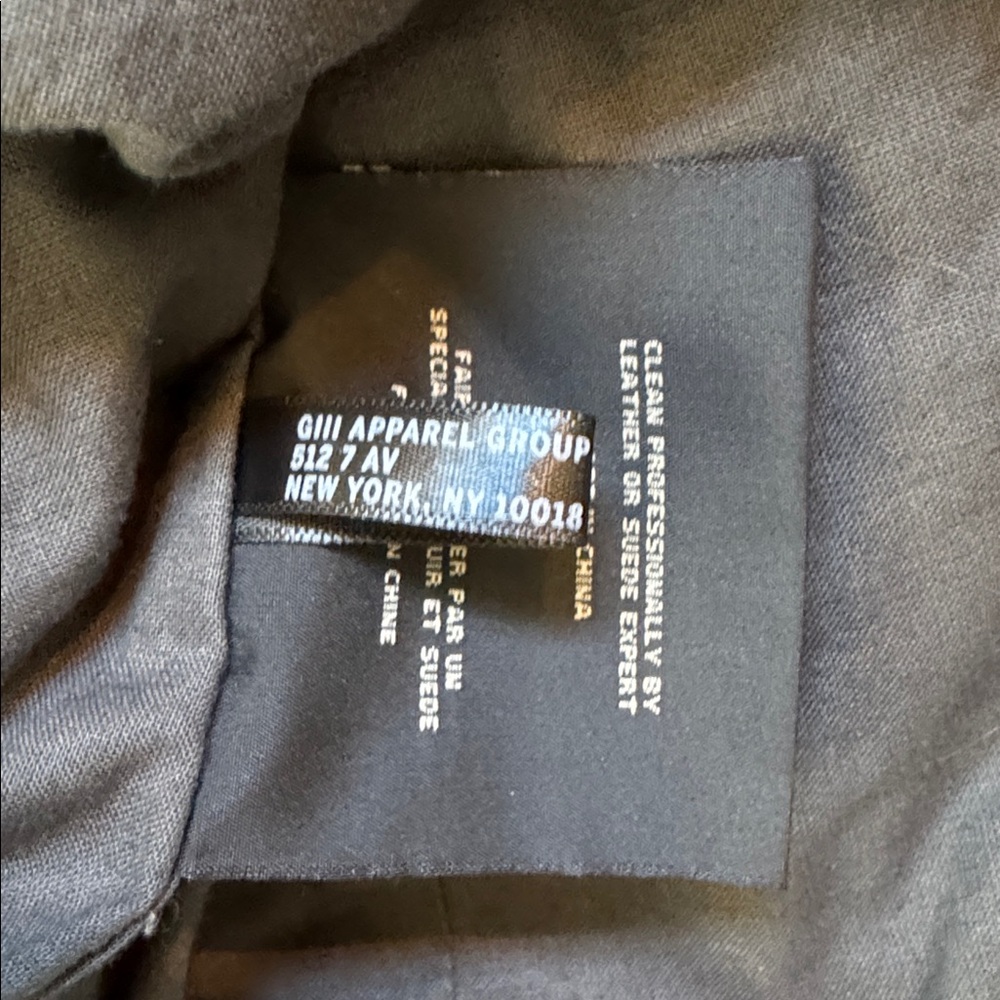 Marc New York Gray Suede biker jacket. - Picture 10 of 11